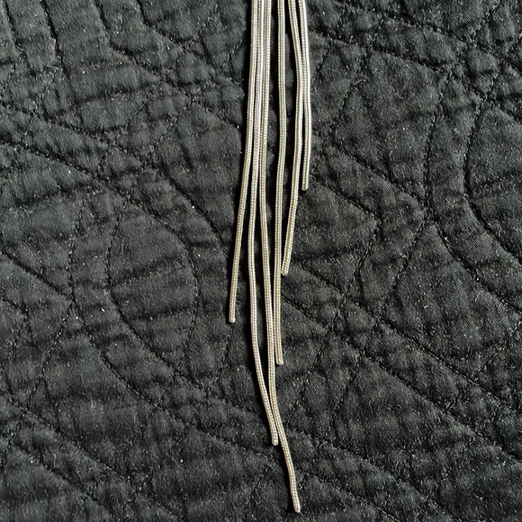 RW faux silver long long necklace - Picture 4 of 5